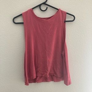 Carbon 38 Pink Crop Tank